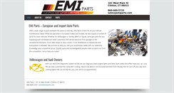 Desktop Screenshot of emiparts.com